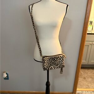 Leopard Print Crossbody Bag